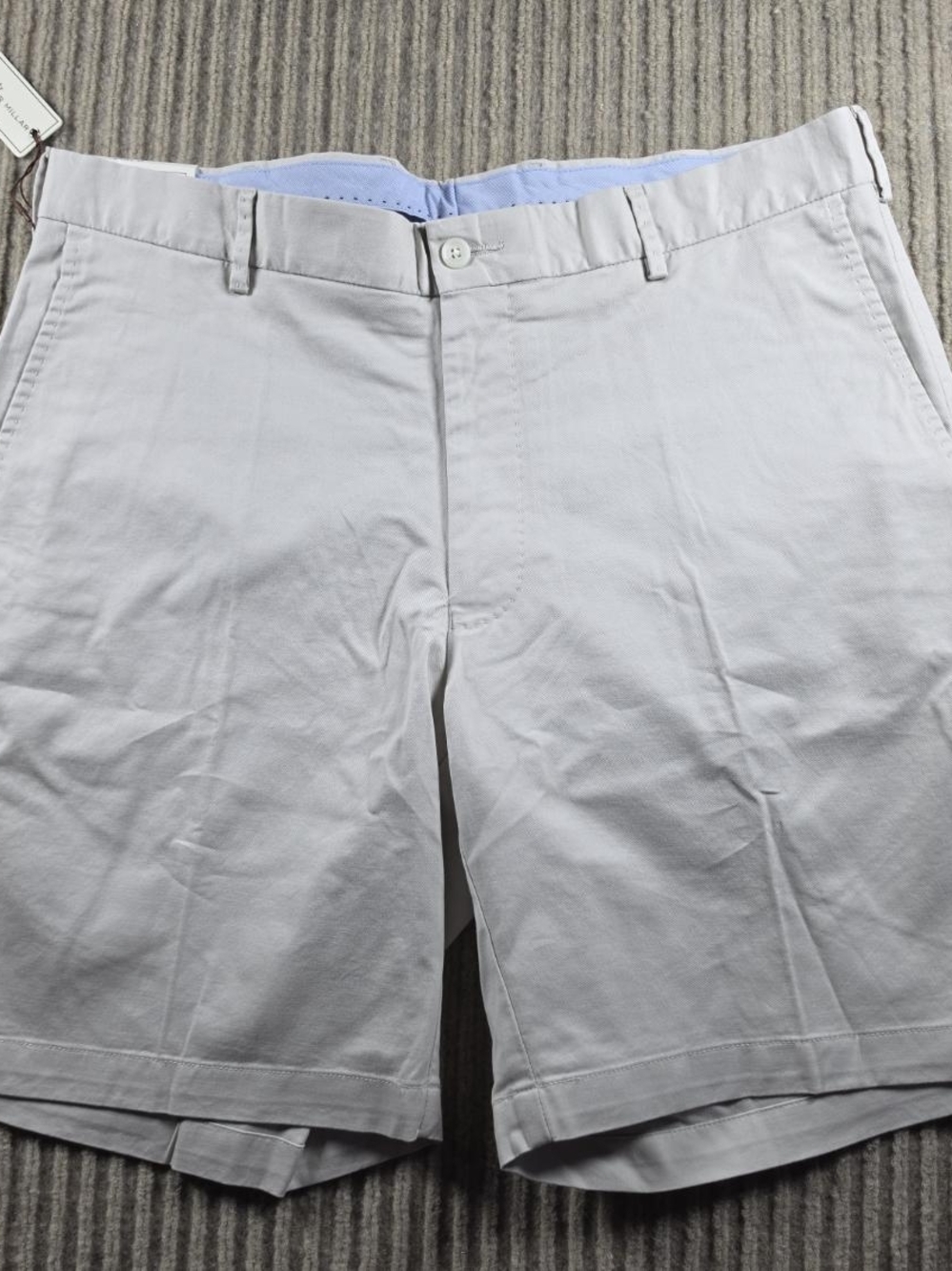 NEW Peter Millar Mens Soft Touch Twill Shorts Khaki Pima Cotton Stretch 36